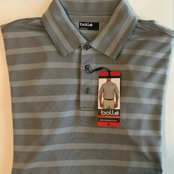 Bolle Men's Performance Short Sleeve Polo Shirts - Picture 6 of 7